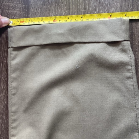 Mens Hart Schaffner Marx Tan Pleated Pants Size 42 Pre Owned - Picture 9 of 9